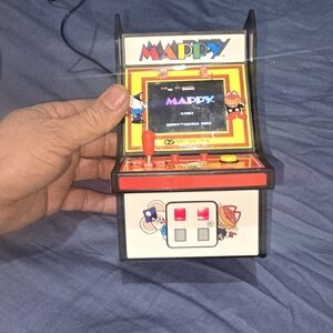 Mappy Retro Mini Arcade Console - Black and Red